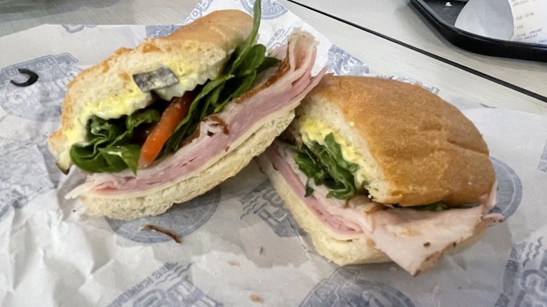 A sandwich from Port of Subs
