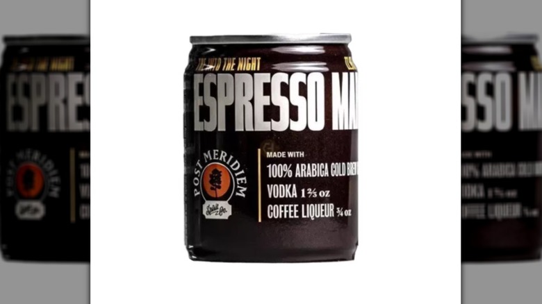 A can of Post Meridem Espresso Martini