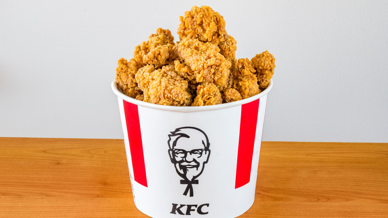 KFC bucket of chicken