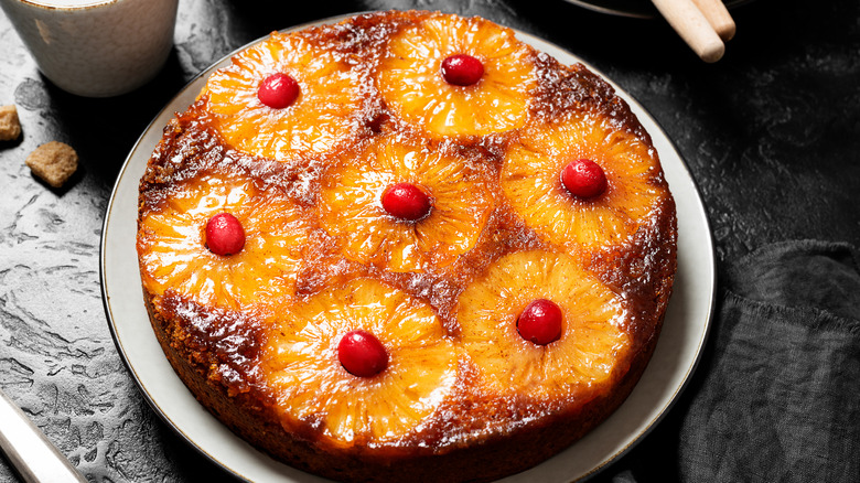 A Pineapple Upside Down Cake