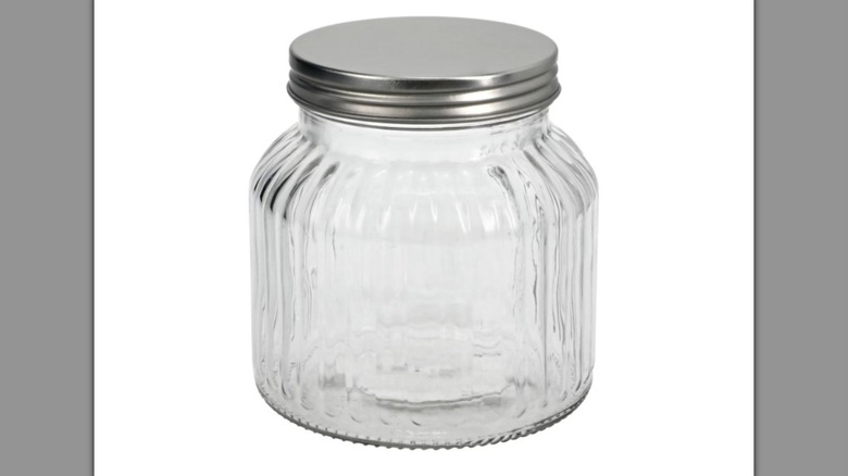 Glass storage containers with lids