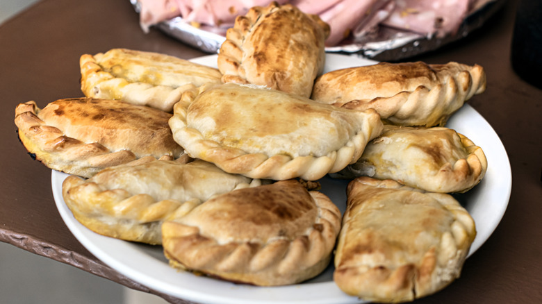 Plate of empanadas