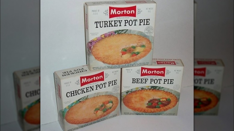 Boxes of Morton frozen pot pies