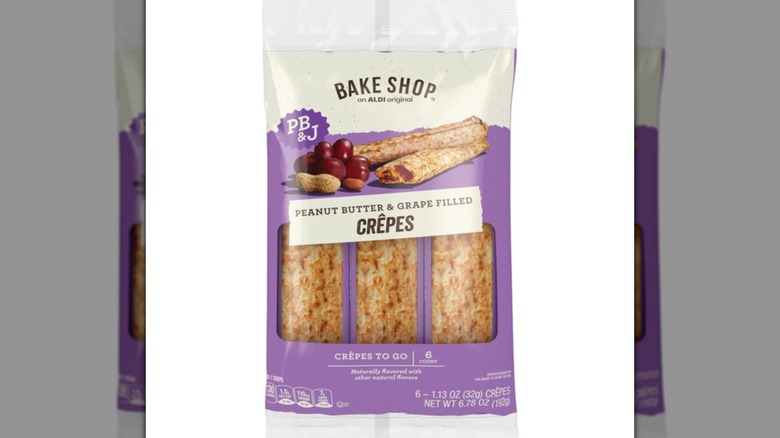 Aldi Bake Shop PB&J Filled Crepes