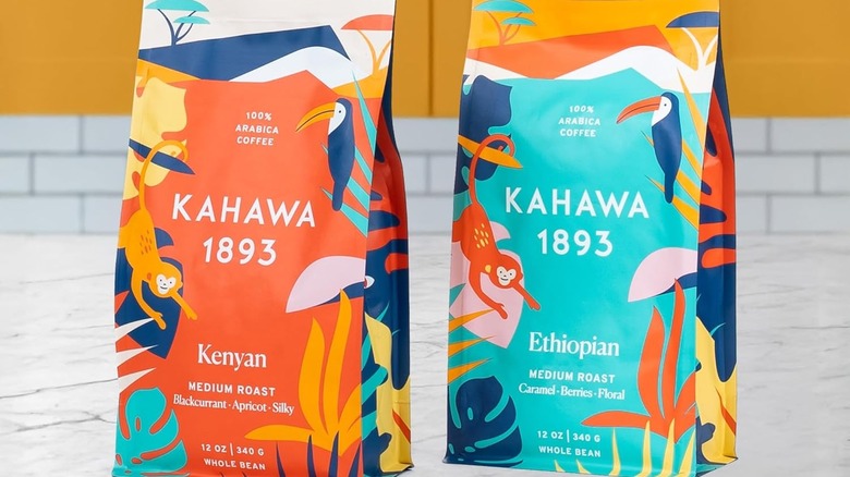 Two bags of Kahawa 1893 coffee