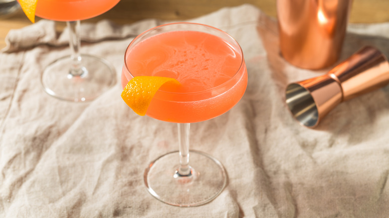 A Monkey Gland cocktail on a table