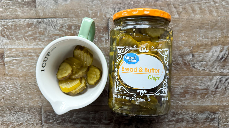 Great Value bread and butter pickles