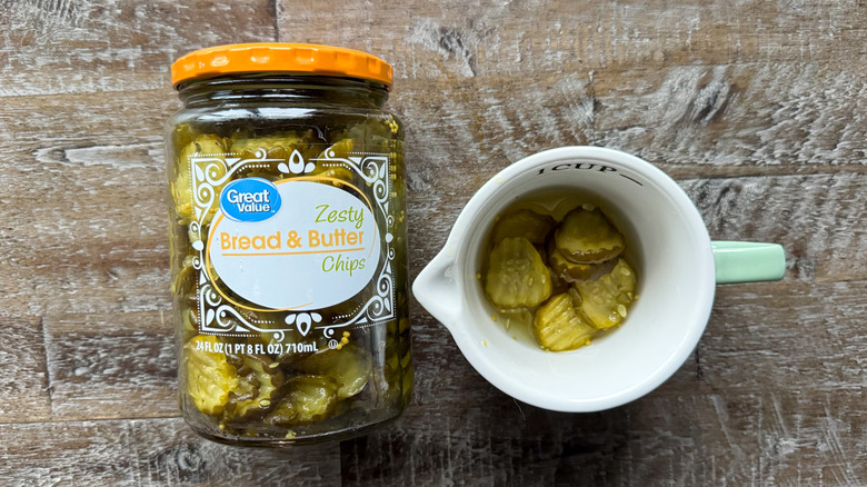 Great Value zesty bread and butter chips