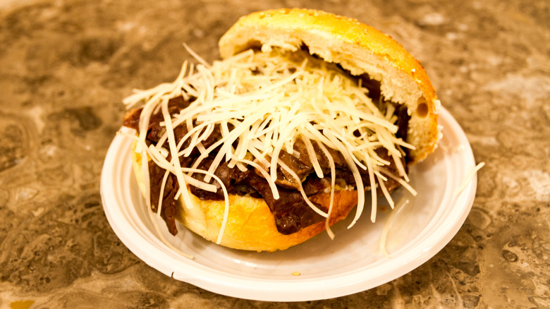 A pani ca' meusa sandwich