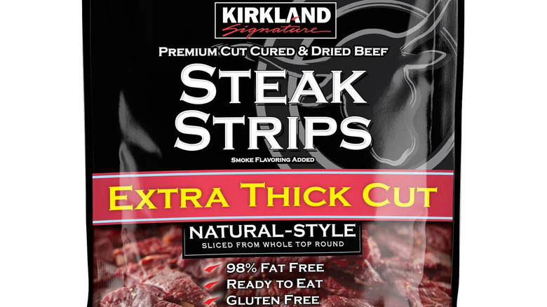 package of steak strips