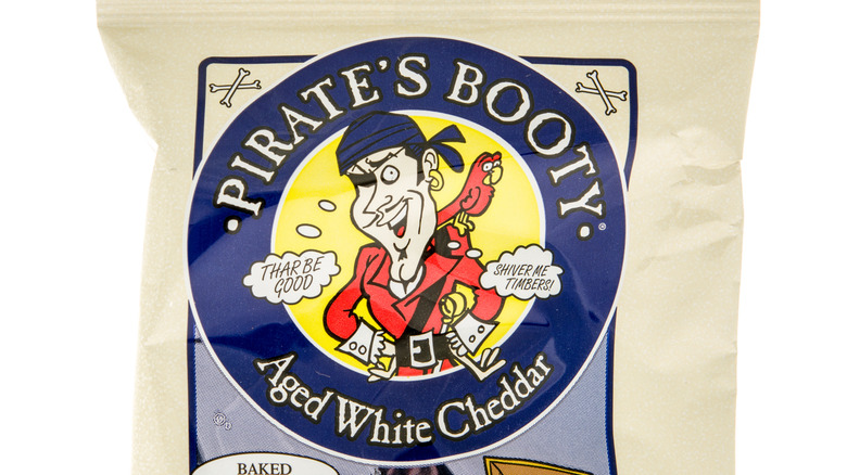 picture of the front of the bag of pirate's booty