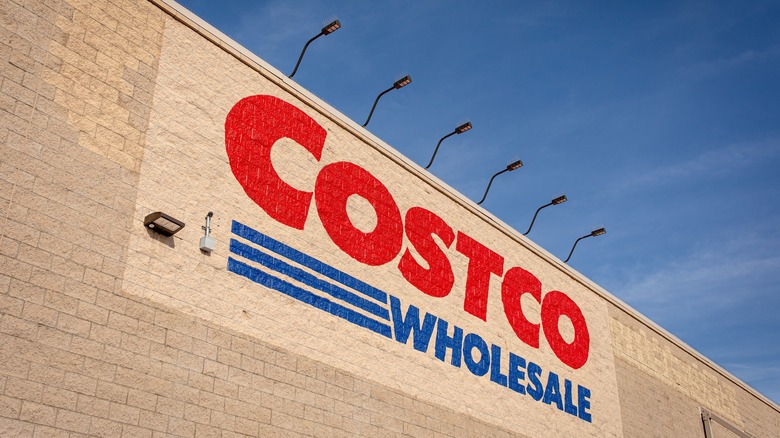 The exterior of a Costco store