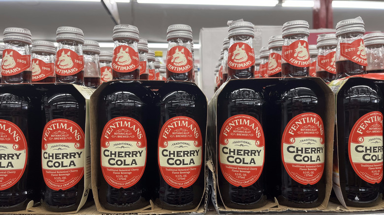 Fentimans Cherry Cola on shelf