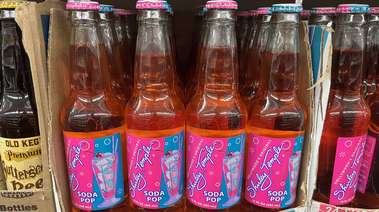 Shirley Temple Soda on shelf