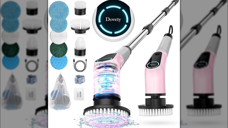 Dovety spinner brush with pads