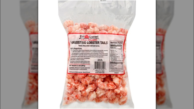 A bag of wild caught Langostino lobster tails