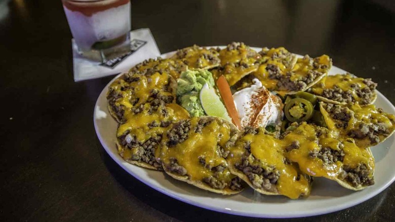 A plate of nachos at Mi Cocina