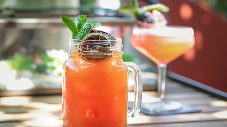 Fruity summer cocktails