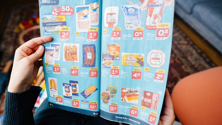 Ad booklet for Aldi in Germany, showing items on sale