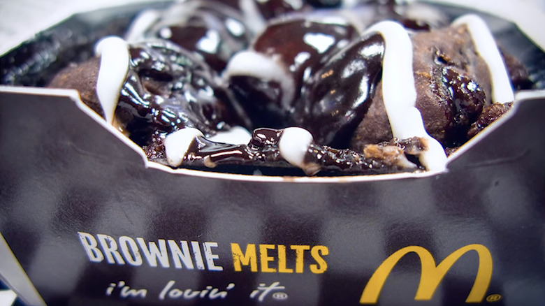 Carton of McDonald's Brownie Melts