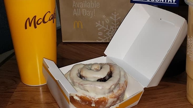 McDonald's McCafé Cinnamon Roll