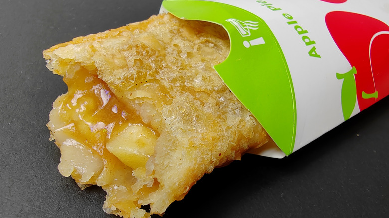 Close-up of McDonald's Apple Pie
