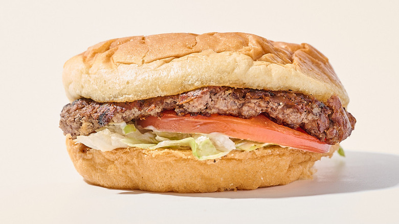 culver's burger on a table