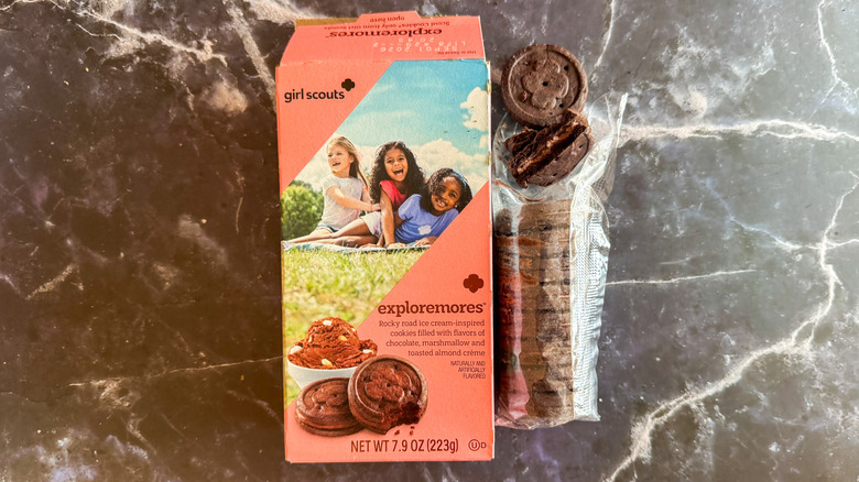 Exploremores cookies on table