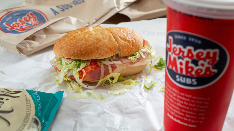 A combo meal from Jersey Mike's
