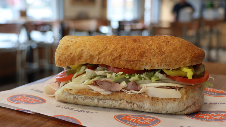 A sub from Jersey Mike's
