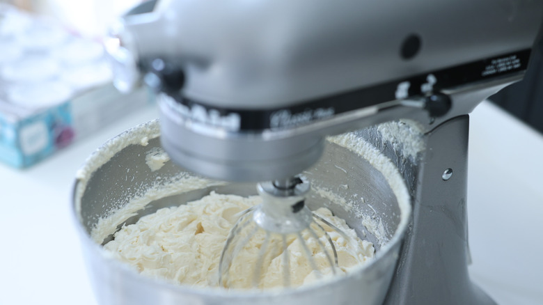 Creaming butter in a stand mixer