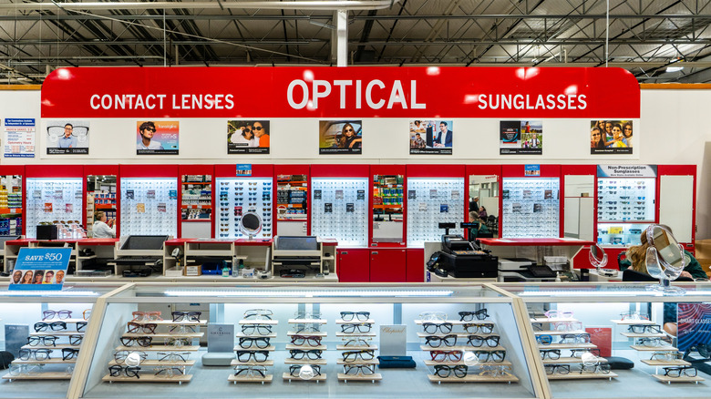 Costco optical section