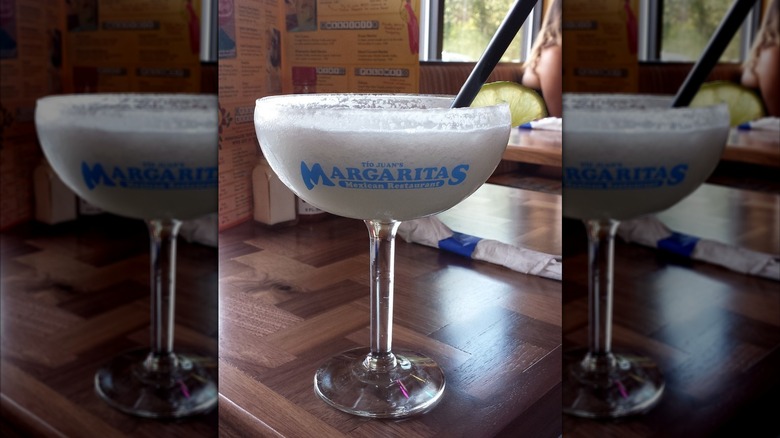 A frozen margarita at Margaritas Mexican Restaurant