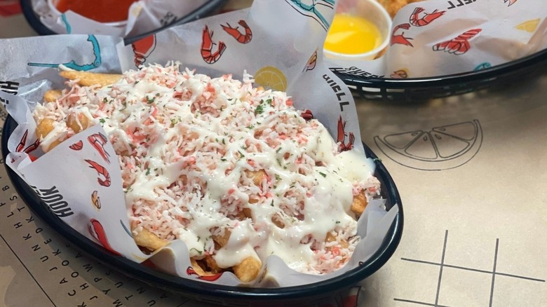 A basket of crab fries at Hook & Reel
