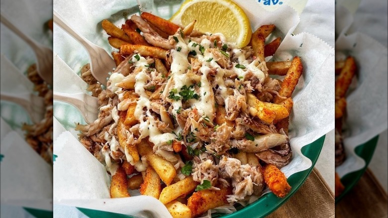A basket of crab fries at The Boiling Crab
