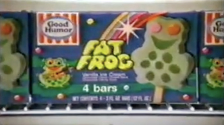 Box of Good Humor Fat Frog ice cream bars