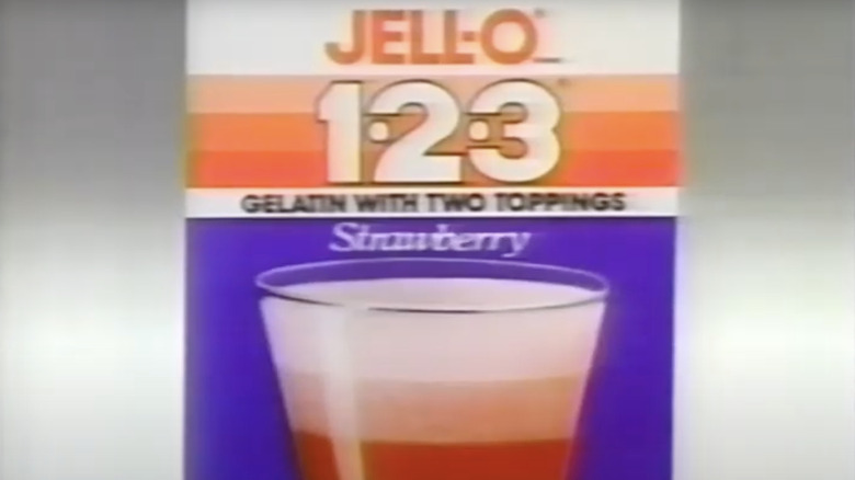 Box of strawberry flavored Jell-O 1-2-3