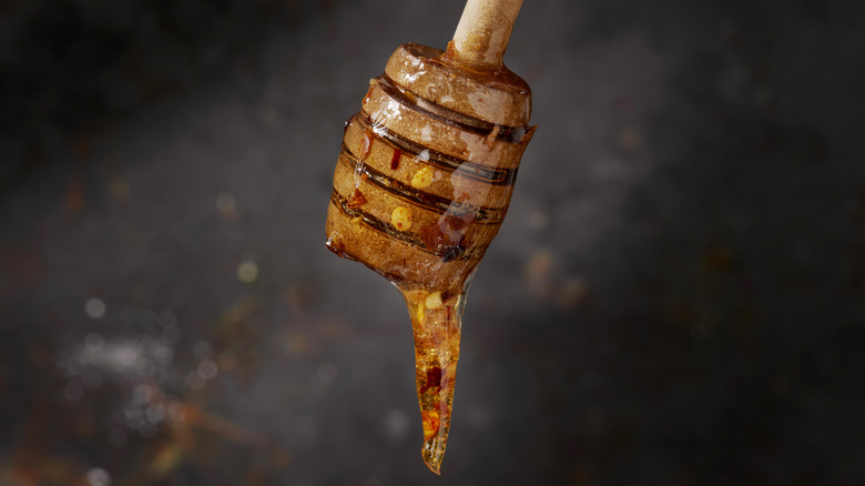 A spool of hot honey.
