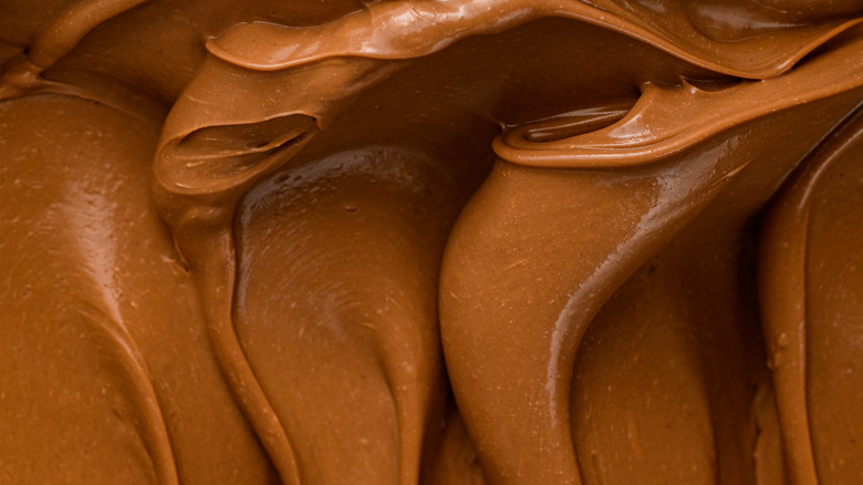 Swirls of Nutella.