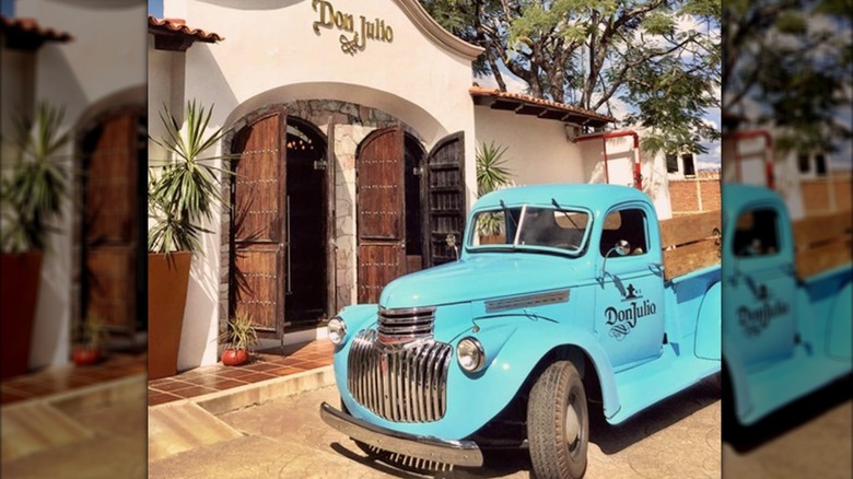 A Don Julio truck at the Don Julio distillery