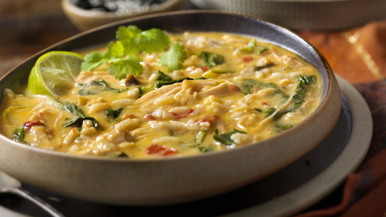 Thai curry chicken rice