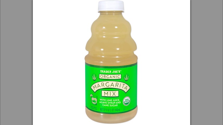 Bottle of Trader Joe's margarita mix