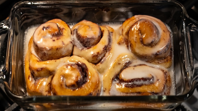Hot, gooey cinnamon rolls