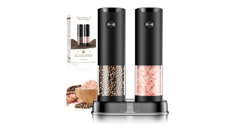electric salt and pepper grinder product image