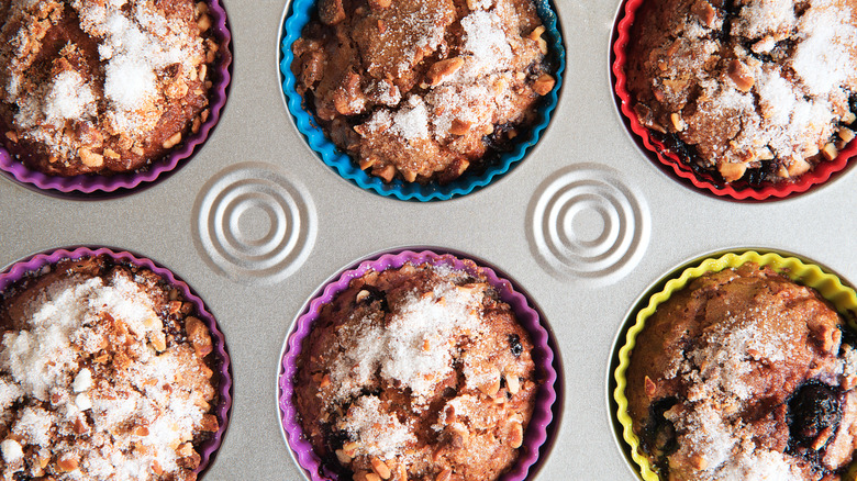 Muffins in a muffin tin