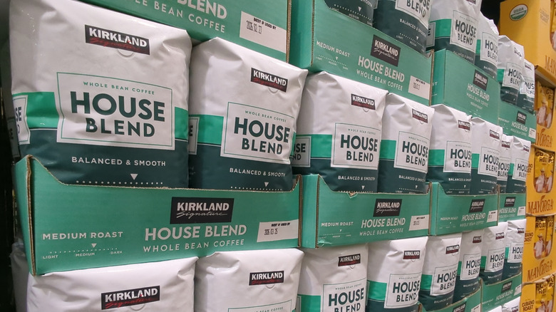 Bags of Kirkland Signature House Blend Medium Roast Coffee