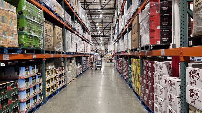 Costco store aisle