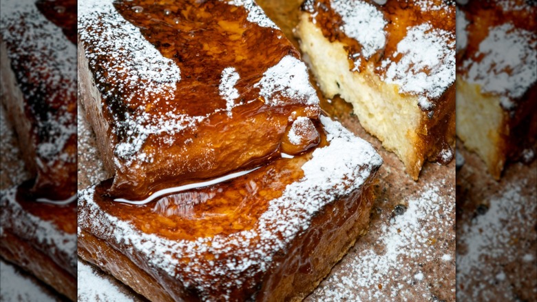A plate of French Toast, known as Suppa Dorata  in medieval times