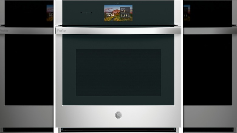 GE Profile 30" Smart Built-In Convection Single Wall Oven in stainless steel