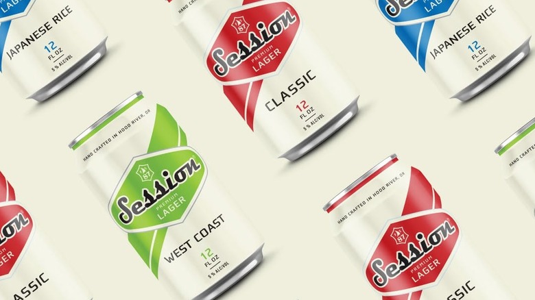 Cans of Full Sail Brewing's lineup of Session beers